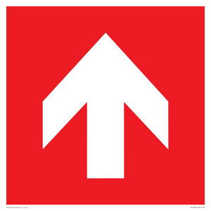 Up arrow (white on red background)